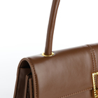 Сумка-мессенджер на клапане, цвет коричневый - фото 24073048