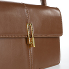 Сумка-мессенджер на клапане, цвет коричневый - фото 24073049