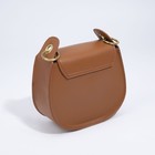 Сумка-мессенджер на клапане, цвет коричневый - фото 41993322