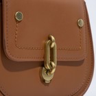 Сумка-мессенджер на клапане, цвет коричневый - фото 41993324