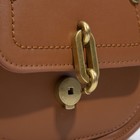 Сумка-мессенджер на клапане, цвет коричневый - фото 41993325