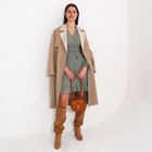 Сумка-мессенджер на клапане, цвет коричневый - фото 41993329