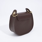 Сумка-мессенджер на клапане, цвет коричневый - фото 24628124