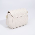 Сумка-мессенджер на клапане, цвет белый - фото 54729539