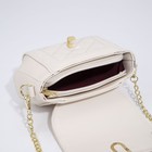 Сумка-мессенджер на клапане, цвет белый - фото 54729544