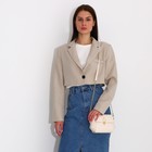 Сумка-мессенджер на клапане, цвет белый - фото 54729545