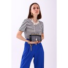 Сумка-мессенджер на застёжке, цвет чёрный - фото 45698543