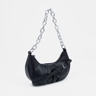 Сумка женская на молнии, цвет чёрный 7611070