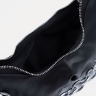 Сумка женская на молнии, цвет чёрный 7611070