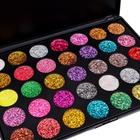 Палетка теней с блёстками, 35 цветов - Фото 4