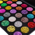 Палетка теней с блёстками, 35 цветов - Фото 6