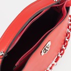 Сумка женская тоут на молнии, цвет красный - фото 21539256