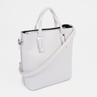 Сумка женская тоут на молнии, цвет белый - фото 21539366