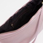 Сумка-багет на молнии, цвет розовый - фото 21539385