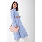 Сумка-багет на молнии, цвет розовый - фото 21539386