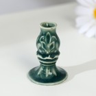 Подсвечник на 1 свечу, керамика гжель, цветной, 5×4 см, МИКС 7793843