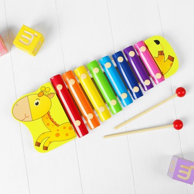 УЦЕНКА Музыкальная игрушка «Жираф», 8 тонов