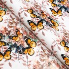 Бумага упаковочная  глянцевая двустороняя "Бабочки", 100 х 70 см - Фото 2