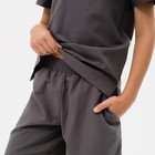 Комплект для мальчика (рубашка, шорты) MINAKU: Cotton Collection, серый, рост 122 см - Фото 2