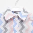 Рубашка для девочки MINAKU: Cotton Collection цвет белый, рост 110 - фото 808843118