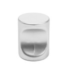 Ручка-кнопка CAPPIO РК102, d=18 мм, пластик, цвет матовый хром - Фото 2