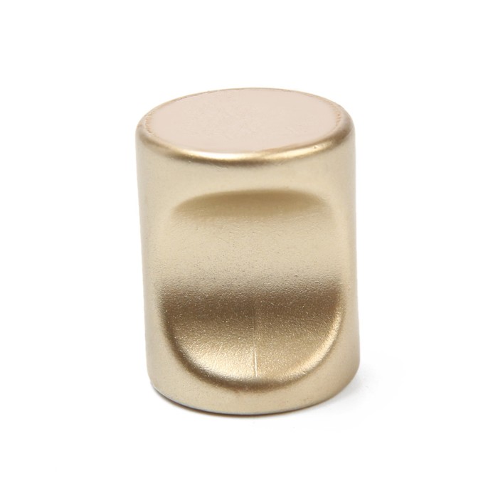 Ручка-кнопка CAPPIO, РК102, d=18 мм, пластик, цвет матовое золото - Фото 1