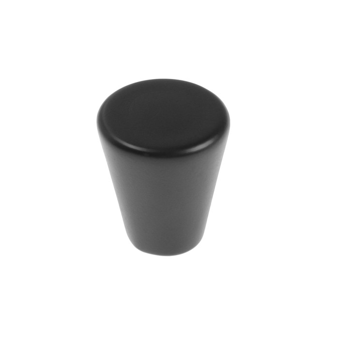 Ручка-кнопка CAPPIO, РК019, d=20 мм, пластик, цвет черный - Фото 1