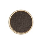 Ручка-кнопка CAPPIO РК103, d=33 мм, пластик, цвет матовое золото - фото 21539954