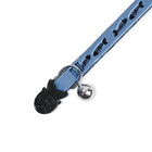 Ошейник кошачий со светоотражающим покрытием «Рыбки», 30×1 см, голубой - Фото 3