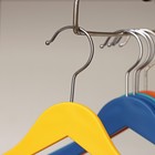 Плечики для одежды детские с перекладиной, размер 30-34 см, цвет МИКС - Фото 3