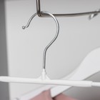 Плечики для брюк и юбок с зажимами, 32×13.5 см, белые 7435357