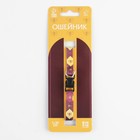 Ошейник для собак и кошек с фастексом «Пчёлы», 30х1 см - Фото 3