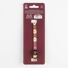 Ошейник для собак и кошек с фастексом «Пчёлы», 30х1 см - Фото 4