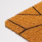 Коврик придверный грязезащитный Доляна Home, 40×60 см, цвет песочный 7478248