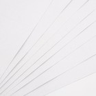 Картон белый, А4, 16 листов, немелованный, односторонний, в папке, 220, г/м², Смешарики - фото 8975480