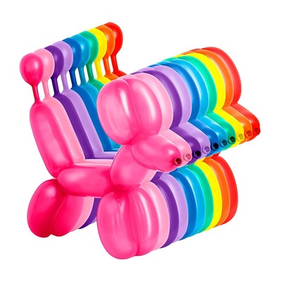 Шар для твистинга латексный 250", стандарт, набор 10 шт., цвет МИКС