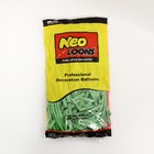 Шар для твистинга латексный 250", макарун, набор 10 шт., цвет нежно-зелёный - Фото 2