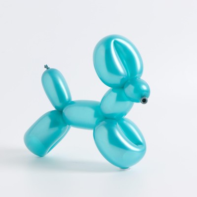 Воздушные шары для моделирования 125 см, d=5 см, 10 шт., пастель, бирюзовые