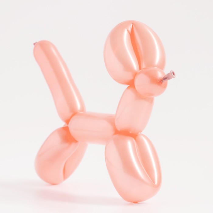 Воздушные шары для моделирования 125 см, d=2.5 см, 10 шт., макарунс, коралловые - Фото 1