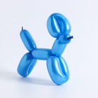 Шар для твистинга латексный 250", перламутровый, набор 10 шт., цвет сапфирово-голубой - фото 9657301