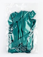 Воздушные шары для моделирования 125 см, d=7.5 см, 10 шт., перламутр, изумрудные - Фото 2