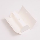 Коробка складная под конфеты, пирожные с лентой, белый, 14 х 6 х 4 см - Фото 2