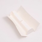 Коробка складная под конфеты, пирожные с лентой, белый, 22 х 6 х 4 см - Фото 2