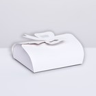 Коробка складная-конверт для сладкого, белый, 10,5 х 9,5 х 4 см - Фото 1