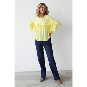 

Блузка с оборкой, размер 50