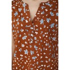 Блузка с фигурным вырезом, размер 42 - Фото 2