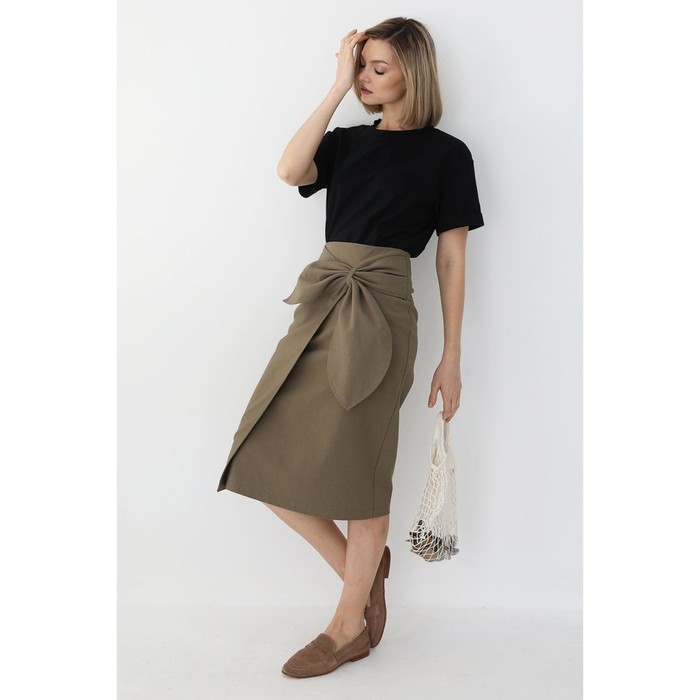 Джинсовая юбка, размер 46 - Фото 1