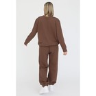 Свитшот женский Looklikecat, размер 42, цвет коричневый - Фото 5