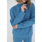 Свитшот женский Looklikecat, размер 42, цвет синий - Фото 4