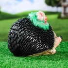 Садовая фигура из гипса «Ёжик с грибочками», 18×28×20 см - Фото 6